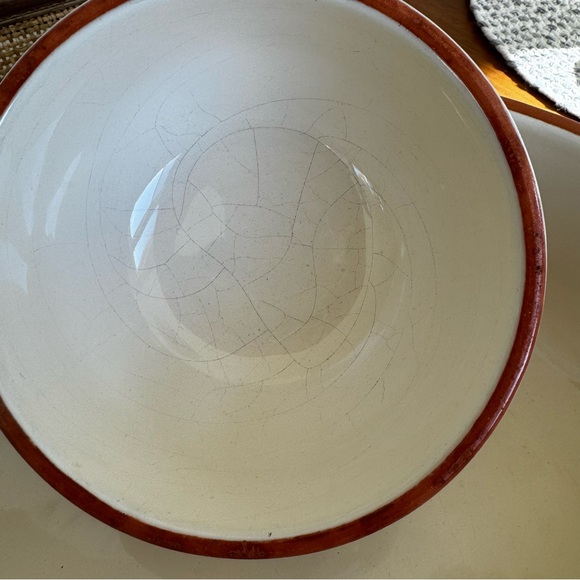 ⚡️SOLD⚡️ Vintage Santa Fé Brand Ceramic Southwestern Chips And Salsa Bowl Set - Picture 7 of 10